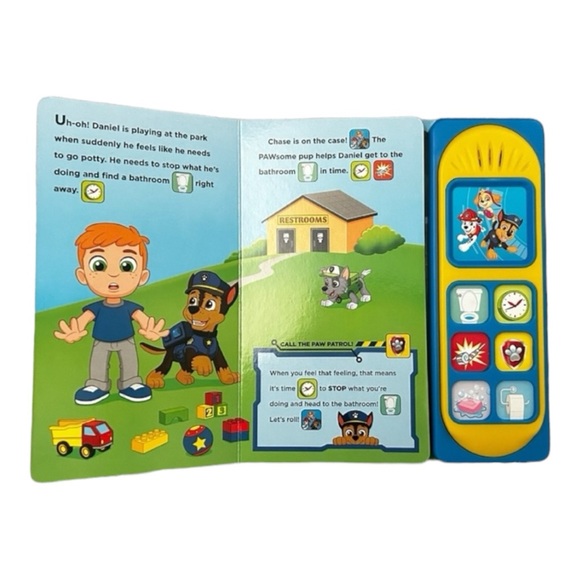 Nikckelodeon Blues Clues, Play with Blue & Paw Patrol Potty Time Books. - Picture 3 of 3